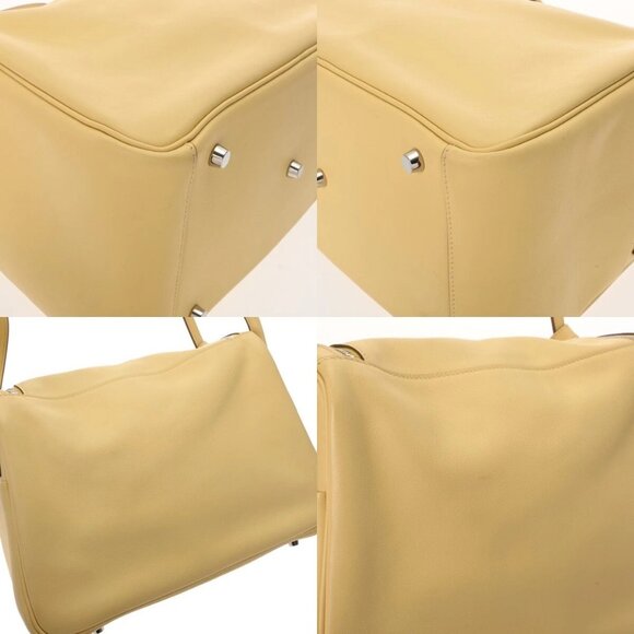 HERMES Lindy 30 2WAY Jaune poussin hand bag - Picture 8 of 10